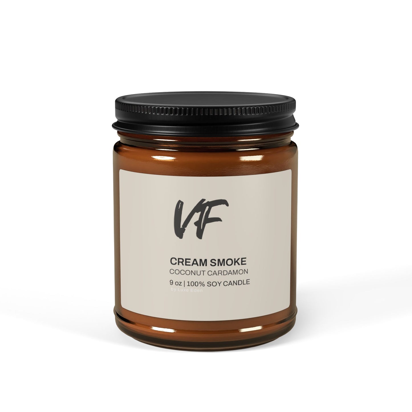 Coconut Cream & Cardamom - Cream Smoke Soy Candle