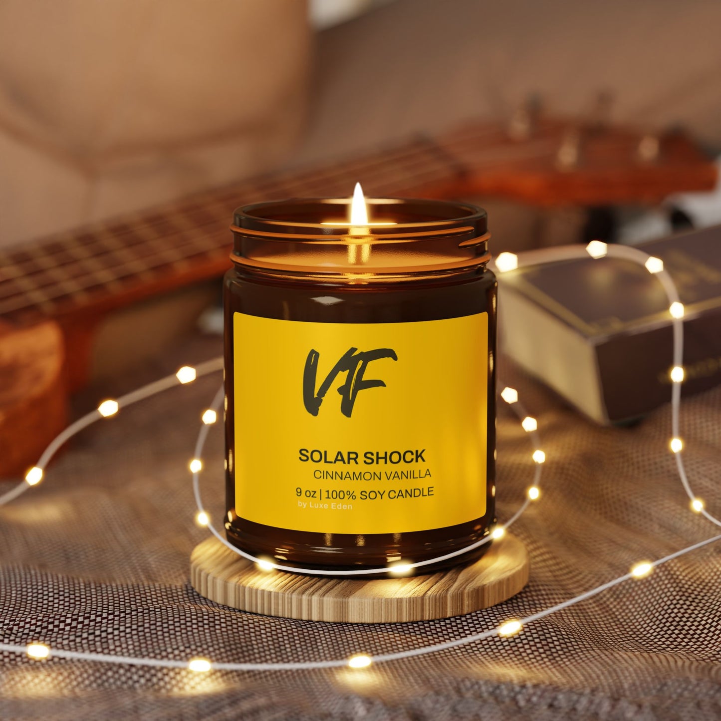 Solar Shock – Cinnamon Vanilla Candle (9 oz)