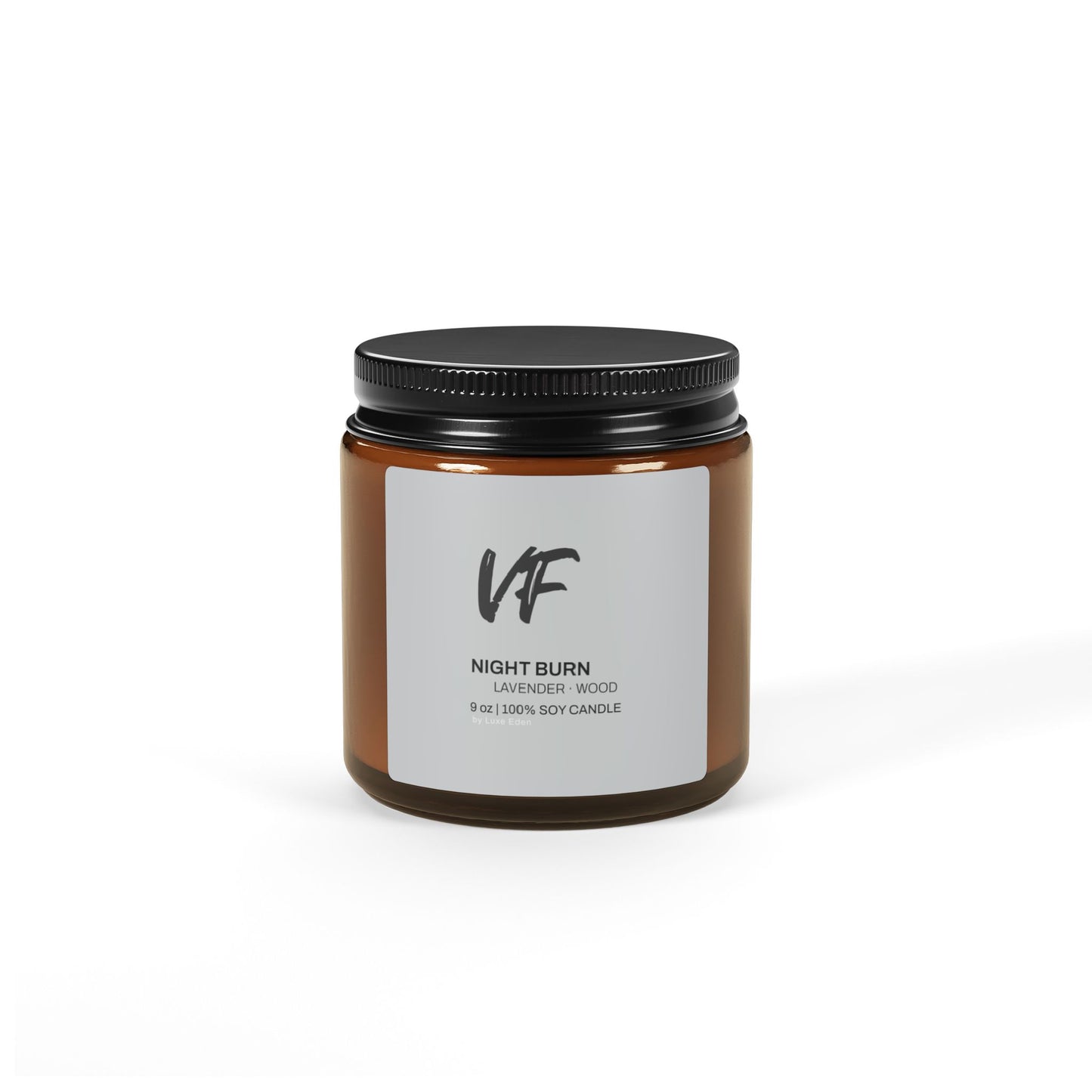 Lavender Wood "Night Burn" - Soy Candle 9 oz