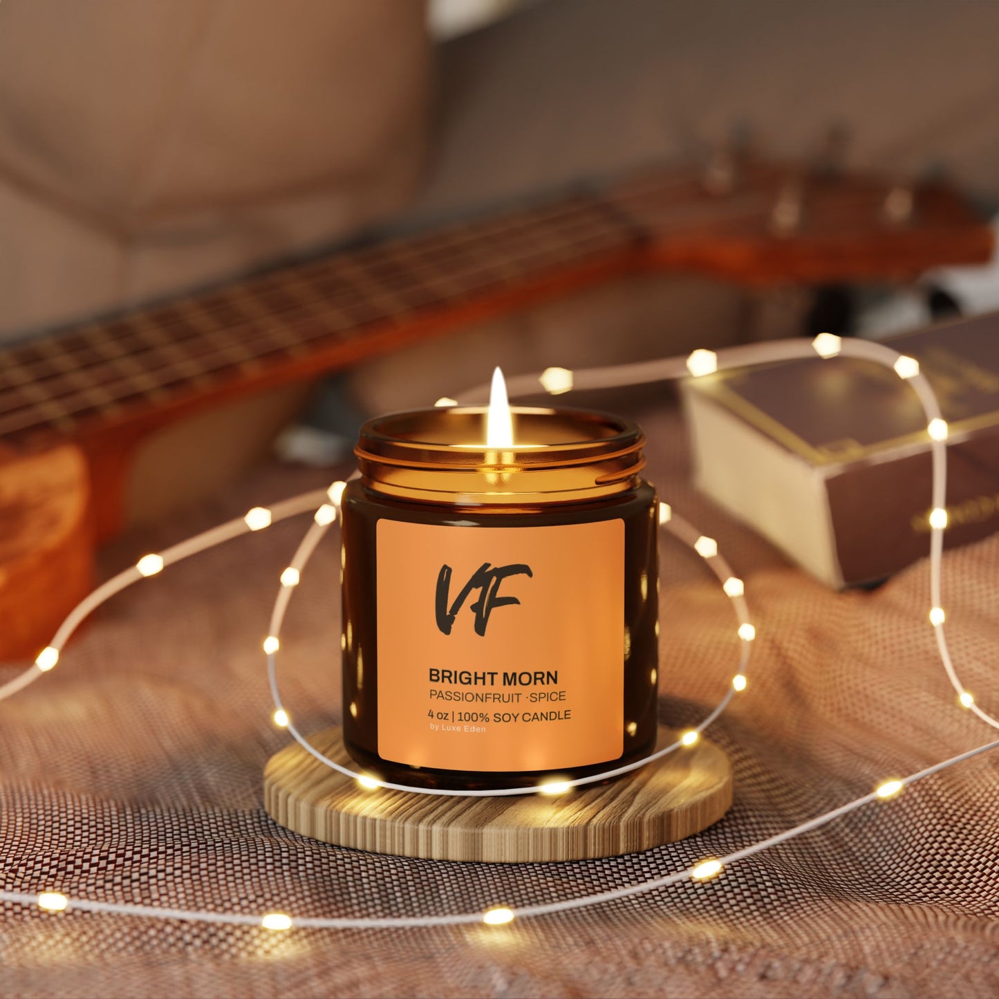 Passion fruit Spice - Bright Morn Amber 4oz Candle